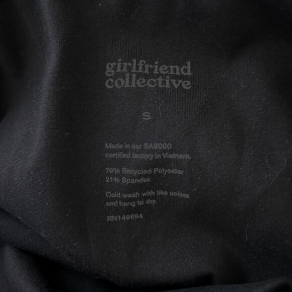 Girlfriend Collective Cami Unitard Black Jumpsuit Size Small - Picture 4 of 9